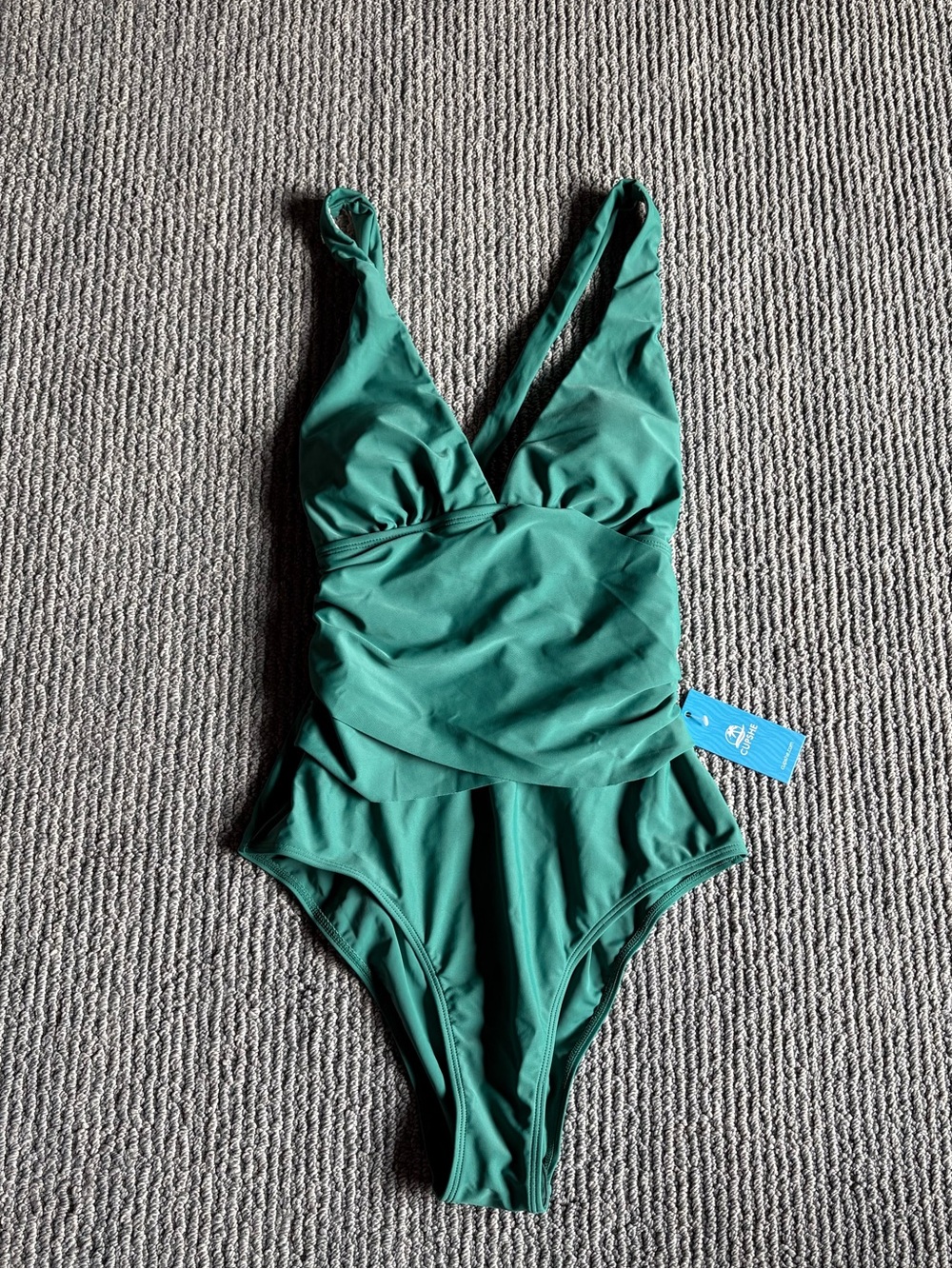 NWT Cupshe Green one-piece swimwear Small